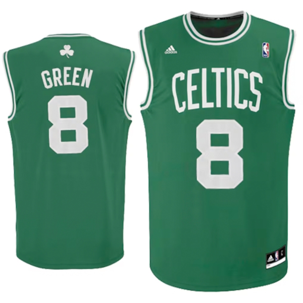 Баскетбольная Джерси Джефф Грин Boston Celtics зеленая