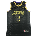 Баскетбольная джерси Nike LeBron James Los Angeles Lakers №6 Black