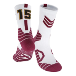 Баскетбольные носки 15 White Red