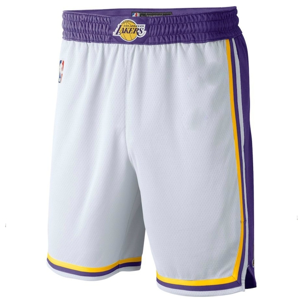 Баскетбольные шорты Nike NBA Swingman Los Angeles Lakers Icon Edition White