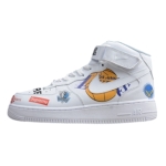 Nike Air Force 1 Mid x Supreme NBA White